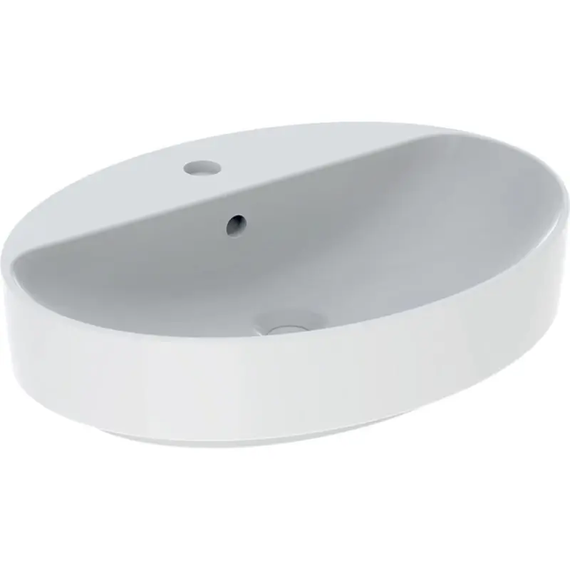 Esclusivo GEBERIT Variform lavabo da appoggio ovale monoforo