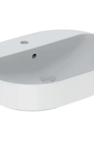 GEBERIT Variform lavabo da appoggio ellittico con bordo rubinetteria Novità