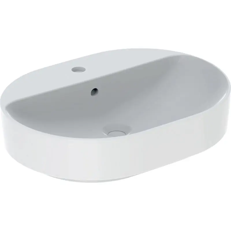 GEBERIT Variform lavabo da appoggio ellittico con bordo rubinetteria Novità