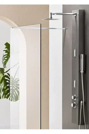AGHA Line Stone Small colonna doccia a 3 uscite Prezzo Basso