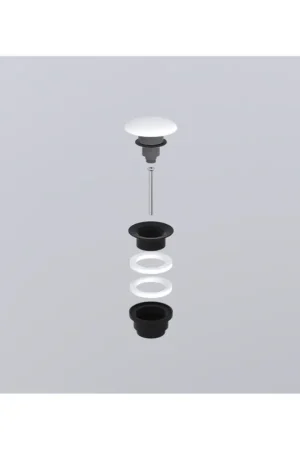 Occasione CERAMICA CIELO Piletta click clack NERO MATT e coperchio in ceramica
