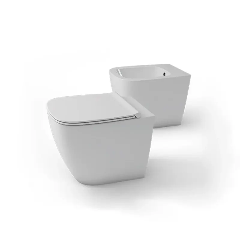 CERAMICA GLOBO Genesis Vaso terra + Bidet + Copriwater Soft 55 cm Soddisfatti O Rimborsati