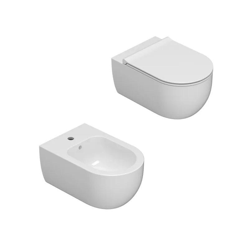 CERAMICA GLOBO Mode Vaso sospeso + Bidet + Copriwater Soft Acquista Ora