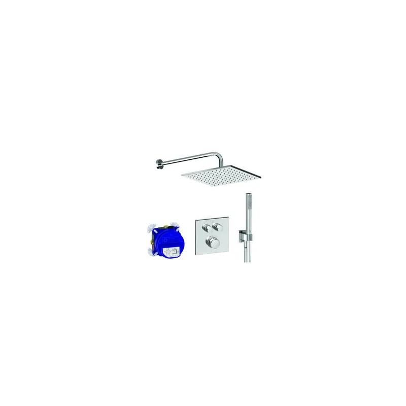 Prezzo Ridotto IDEAL STANDARD Ceratherm Navigo set doccia quadrato con termostatico