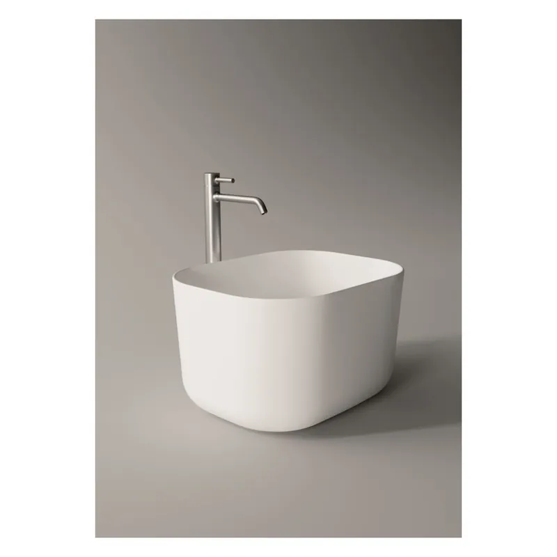 ALICE Unica lavabo alto da appoggio rettangolare Occasione Imperdibile