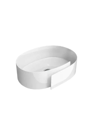 Economico FLAMINIA Roll lavabo da appoggio ovale