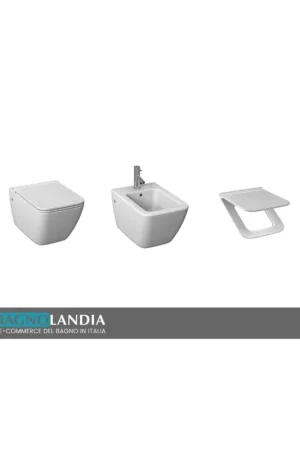 Esclusivo LAUFEN Jika Vaso + Bidet + Copriwater sospesi