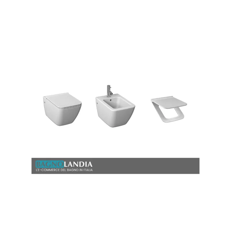 Esclusivo LAUFEN Jika Vaso + Bidet + Copriwater sospesi