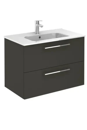 Consegna Rapida ROYO Easy mobile bagno da 80 cm con specchio e luce LED