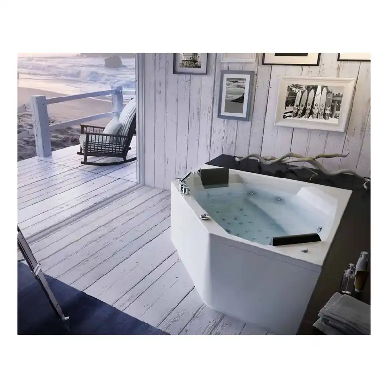 GLASS Eden 150 vasca freestanding con idromassaggio Offerta Del Giorno