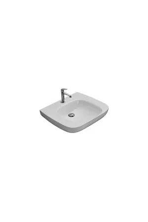 CERAMICA GLOBO Argento lavabo sospeso per disabili Ultime Pezzi