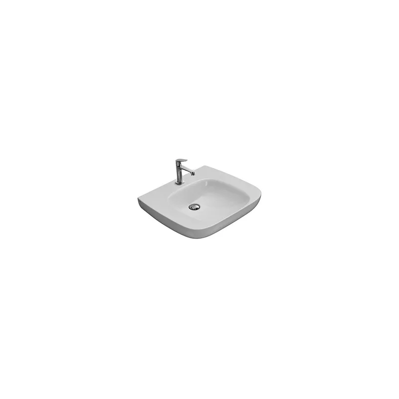 CERAMICA GLOBO Argento lavabo sospeso per disabili Ultime Pezzi