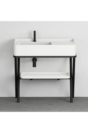 CERAMICA CIELO Siwa struttura con lavabo e vassoio Esclusivo