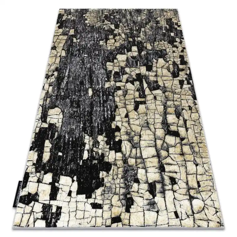 Scelto Dai Clienti Tappeto DE LUXE moderno Pavimentazione mattone - Structural oro / grigio