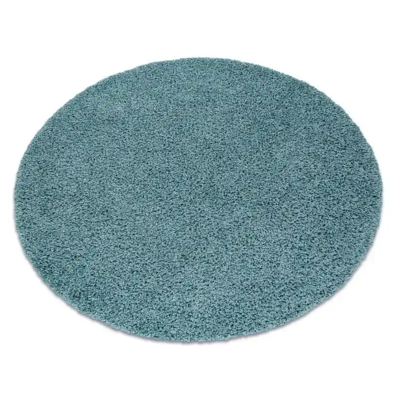 Tappeto SOFFI cerchio shaggy 5cm blu Nuovo Arrivo
