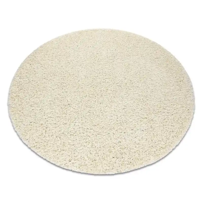 Affare Tappeto SOFFI cerchio shaggy 5cm crema