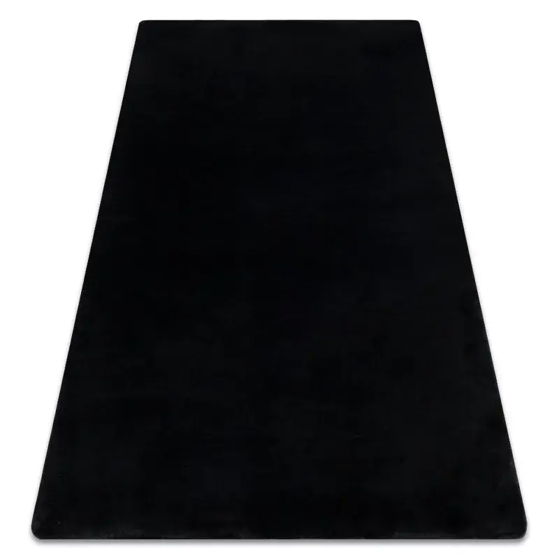 Tappeto POSH Shaggy nero peluche, antiscivolo, lavabile Reso Gratuito