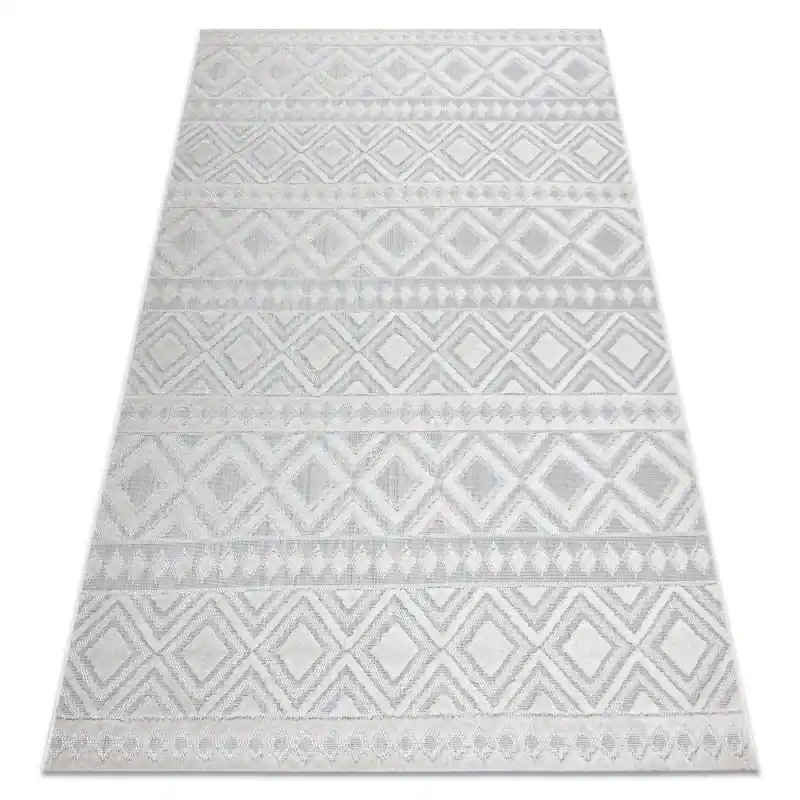 Compra Adesso Tappeto Structural SOLE Boho, quadri - tessuto piatto beige