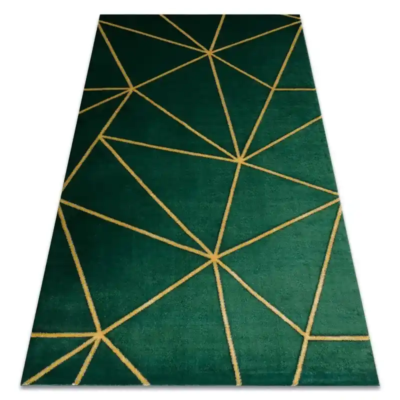 Tappeto EMERALD esclusivo 1013 glamour, elegante géométrique crema / oro Offerta Limitata