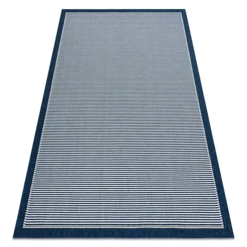 Offerta Limitata Tappeto SPRING 20411994 Linee, telaio di corda, ad anello - blu