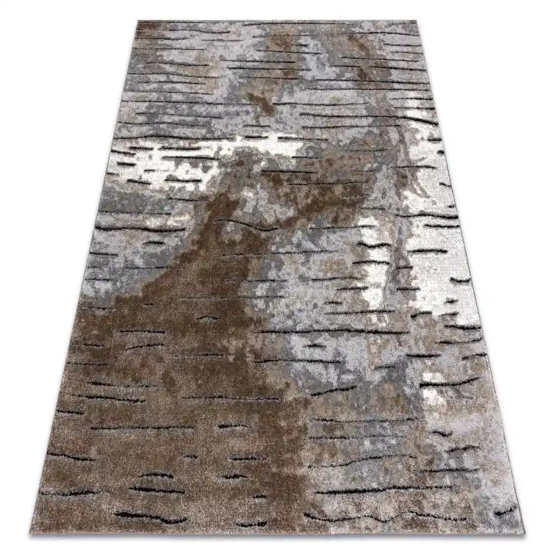 Acquista Ora Tappeto moderno COZY Rio - Structural due livelli di pile maro