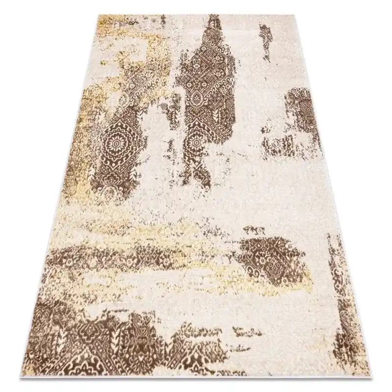 Subito Disponibile Tappeto MEFE moderno Rosone vintage - Structural due livelli di pile beige