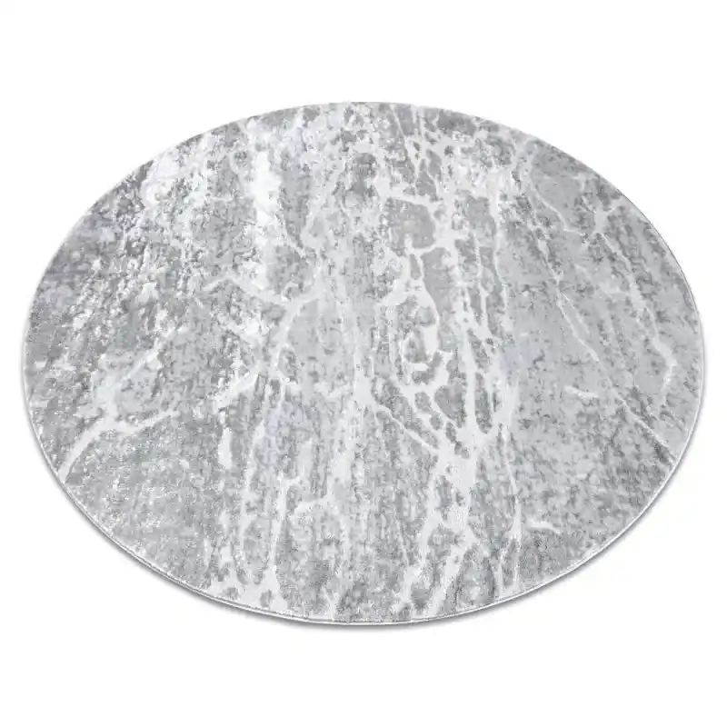 Tappeto MEFE moderno Cerchio Calcestruzzo - Structural due livelli di pile grigio Più Venduto