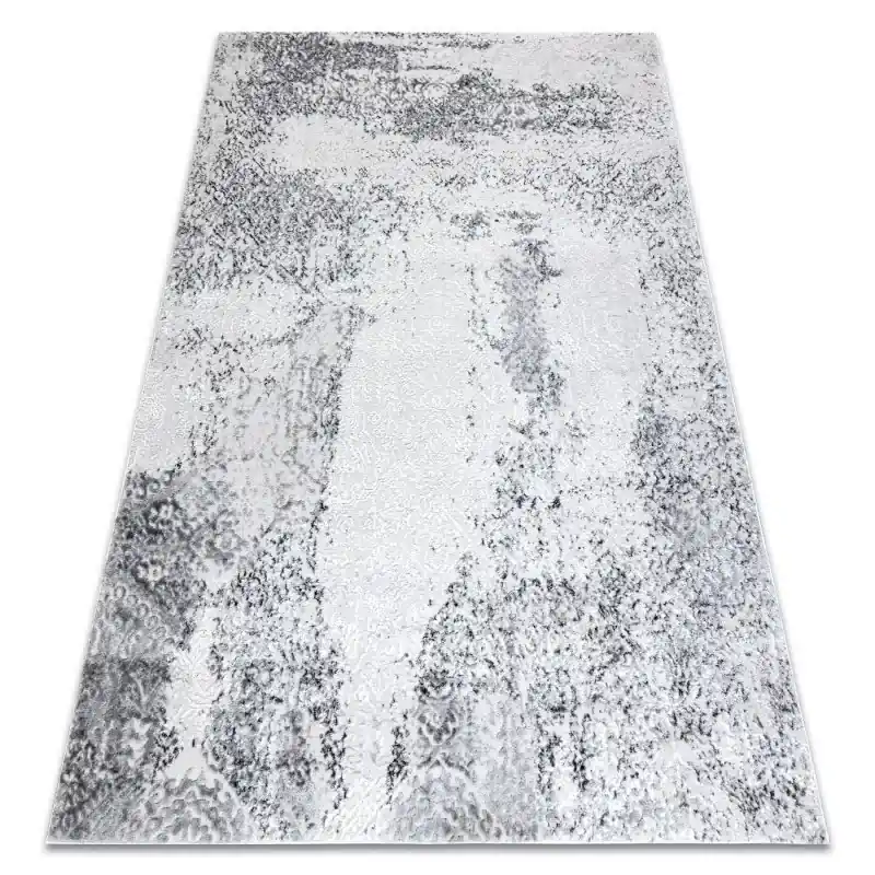 Tappeto MEFE moderno Vintage - Structural due livelli di pile grigio Nuova Collezione