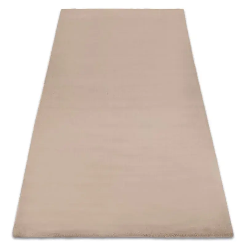 Bestseller Tappeto BUNNY taupe beige IMITAZIONE PELLICCIA DI CONIGLIO