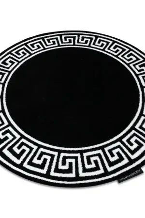 Bestseller Tappeto HAMPTON Grecos cerchio nero