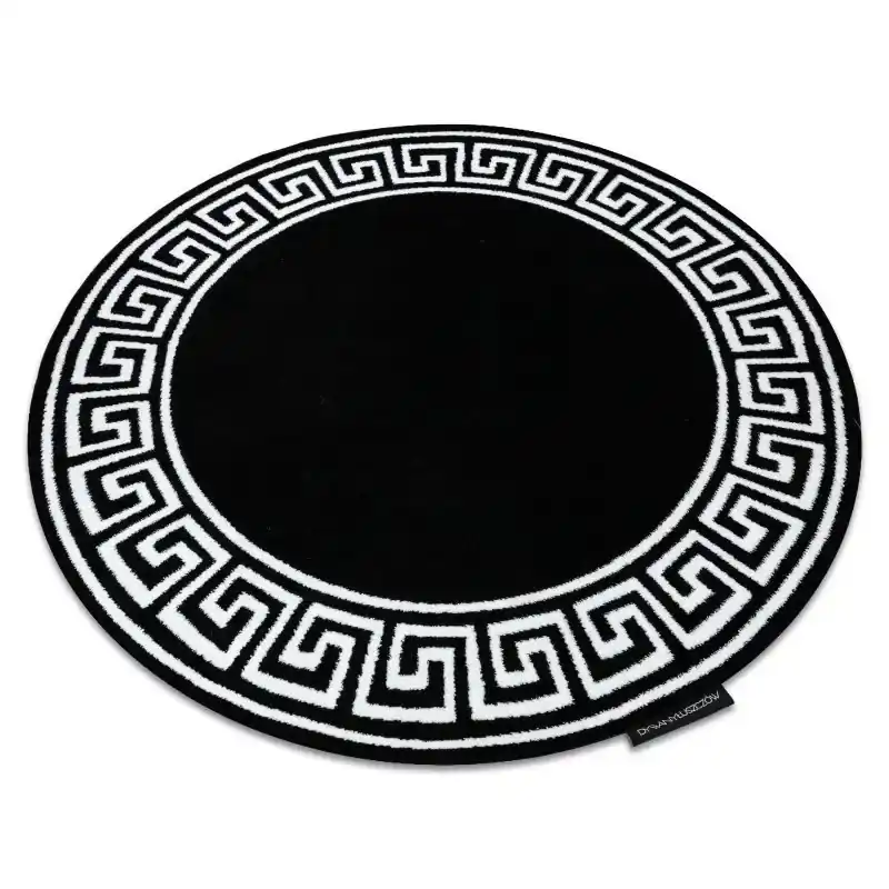 Bestseller Tappeto HAMPTON Grecos cerchio nero