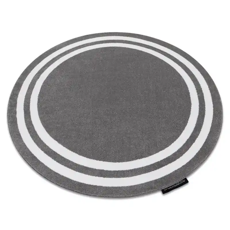 Occasione Tappeto HAMPTON Inquadrata cerchio grigio