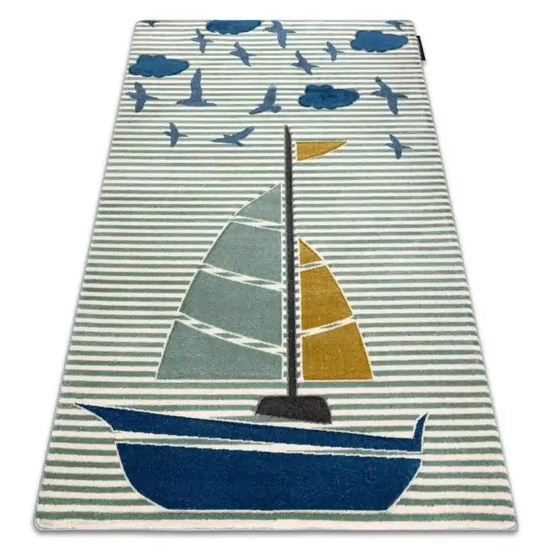 Acquista Ora Tappeto PETIT SAIL barca, barca a vela verde