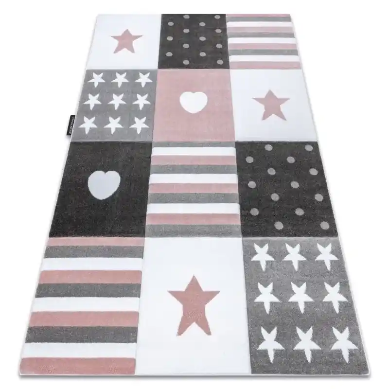 Tappeto PETIT TEENY CUORE STELLE rosa Must-Have