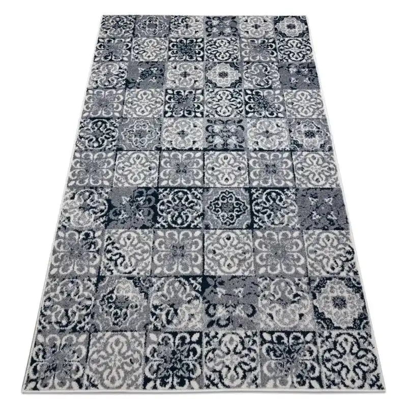 Reso Gratuito Tappeto HEOS crema / blu PATCHWORK, PIASTRELLE DI LISBONA