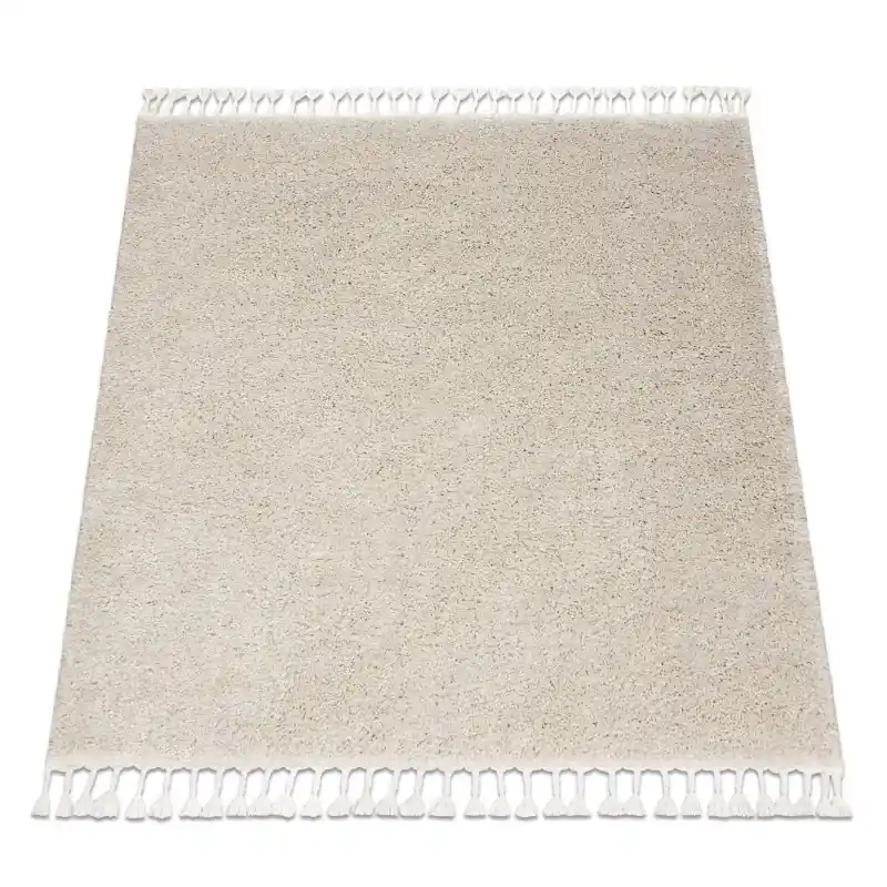 Tappeto BERBER quadrato 9000 crema Frange berbero marocchino shaggy Nuovo Arrivo