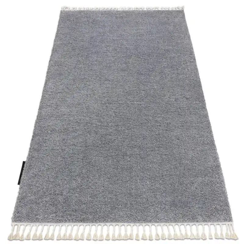 Tappeto BERBER grigio chiaro Frange berbero marocchino shaggy Prezzo Basso