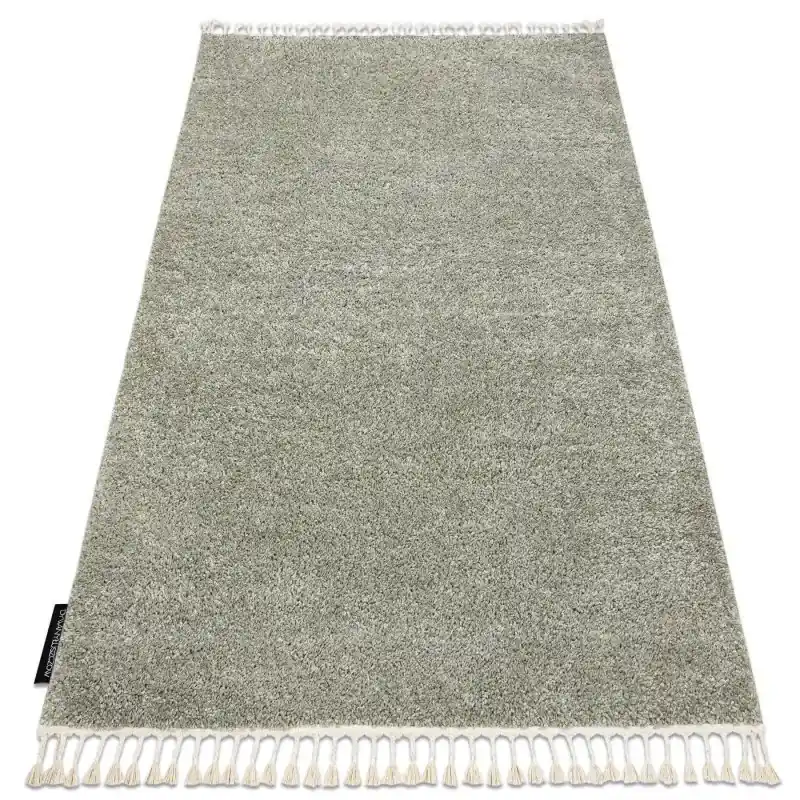 Tappeto BERBER verde Frange berbero marocchino shaggy Nuovo Arrivo