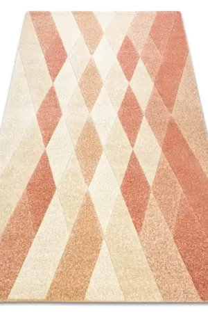 Acquista Ora Tappeto FEEL Quadri beige/terracotta