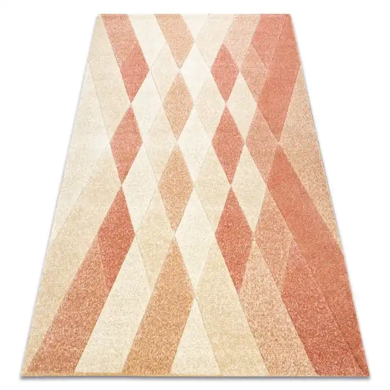 Acquista Ora Tappeto FEEL Quadri beige/terracotta
