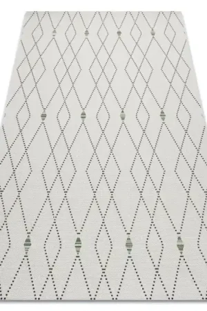 Compra Adesso Tappeto DI SPAGO SISAL Colore 19443/062 Rombi Crema