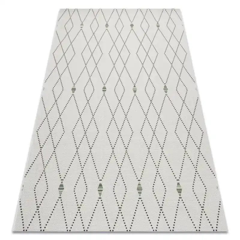 Compra Adesso Tappeto DI SPAGO SISAL Colore 19443/062 Rombi Crema