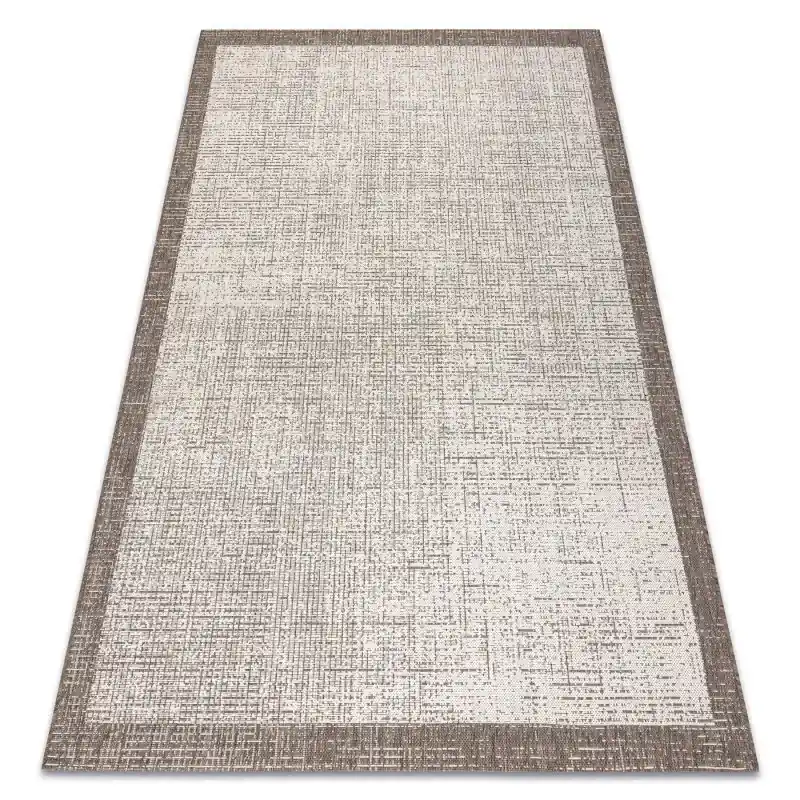 A Buon Prezzo TAPPETO DI SPAGO SISAL FLOORLUX Telaio champagne / taupe