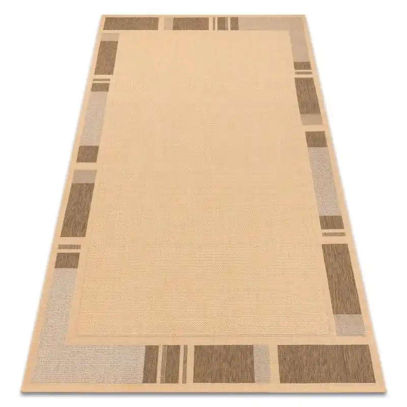 TAPPETO DI SPAGO SISAL FLOORLUX 20195 mais / caffè Prezzo Ridotto