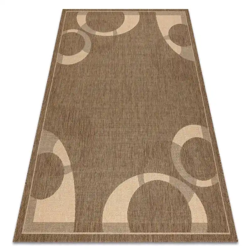TAPPETO DI SPAGO SISAL FLOORLUX 20078 caffè / mais Quantità Limitata