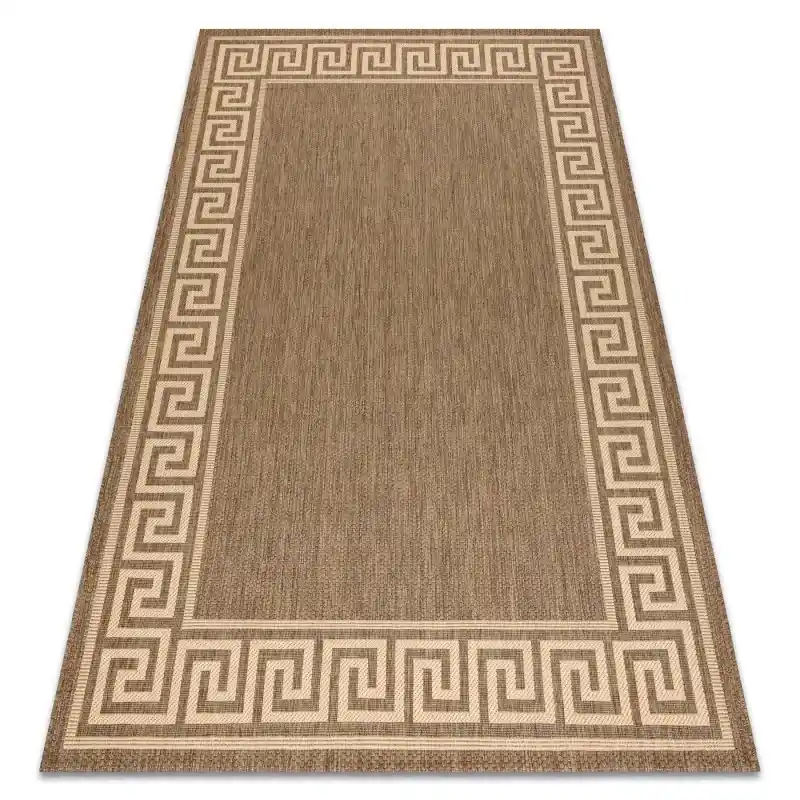 TAPPETO DI SPAGO SISAL FLOORLUX 20014 coffe / mais Ultima Occasione