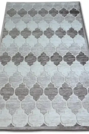 Bestseller Tappeto ACRILICO YAZZ D.Beige/marrone Marocco Trifoglio Trellis