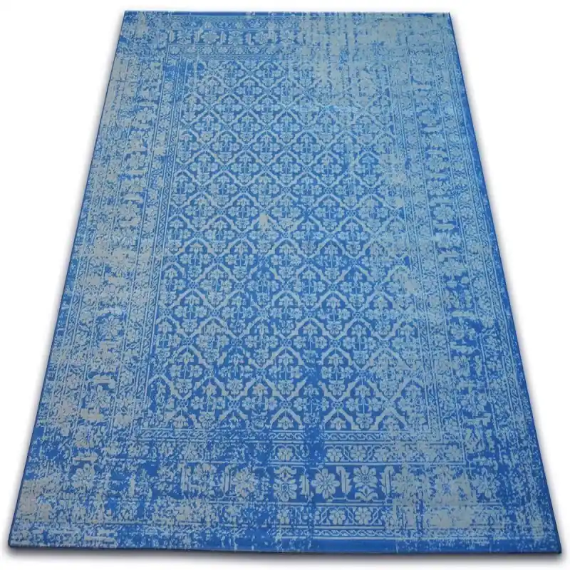 Tappeto Vintage Fiori blu Non Perdere