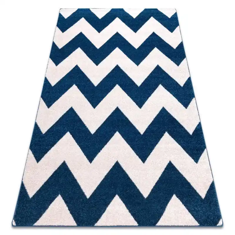 Pagamento Sicuro Tappeto SKETCH - FA66 blu/bianco - Zigzag