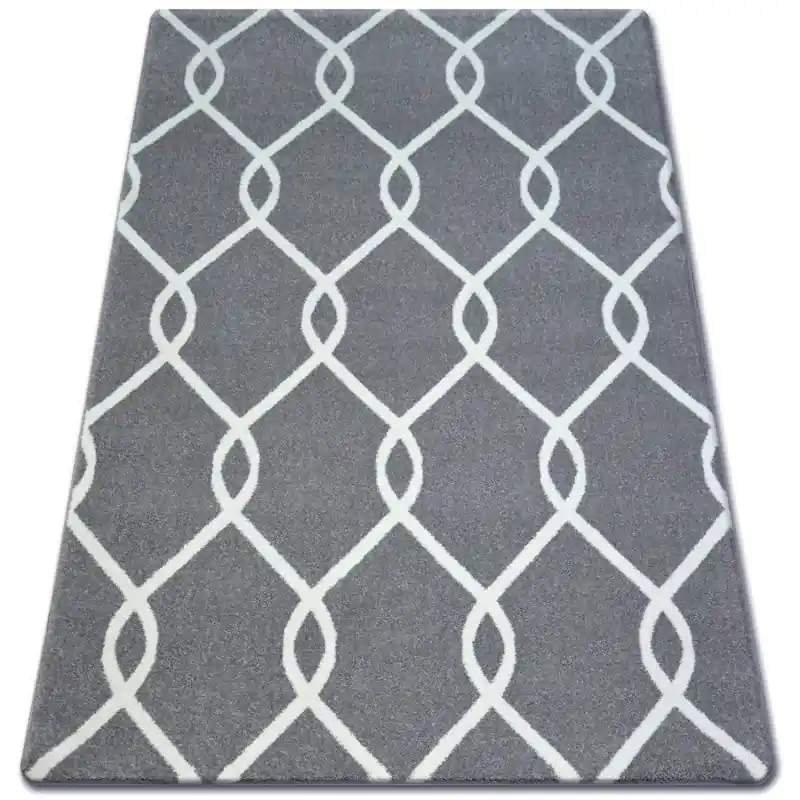 Tappeto SKETCH - grigio/crema trellis Prezzo Ridotto